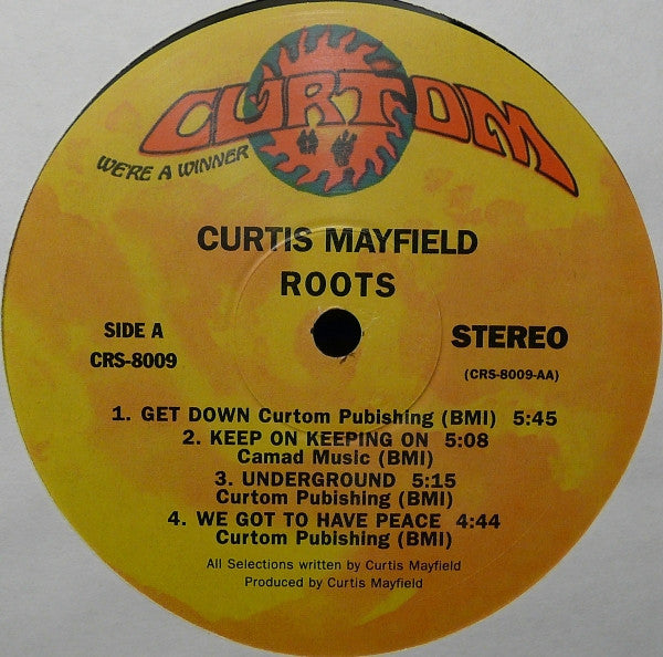 Curtis Mayfield : Roots (LP, Album, RE, Gat)