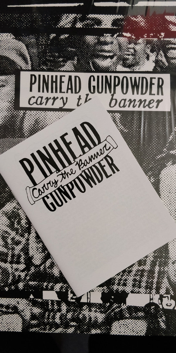 Pinhead Gunpowder : Carry The Banner (12", MiniAlbum, RE, Whi)