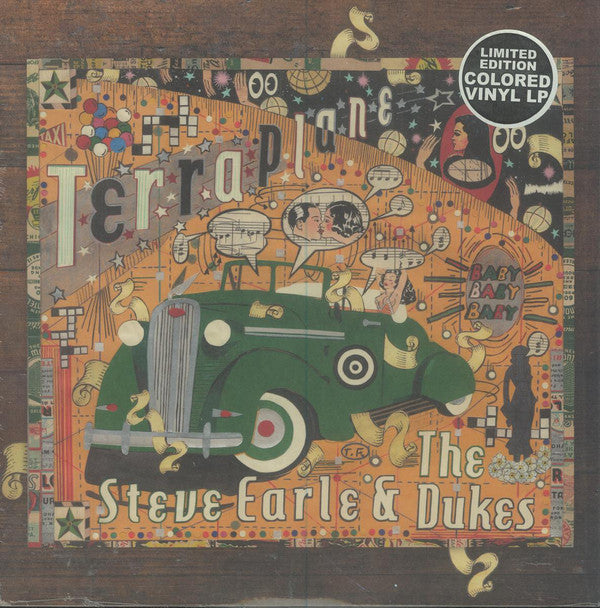 Steve Earle & The Dukes : Terraplane (LP, Album, Ltd, Tra)