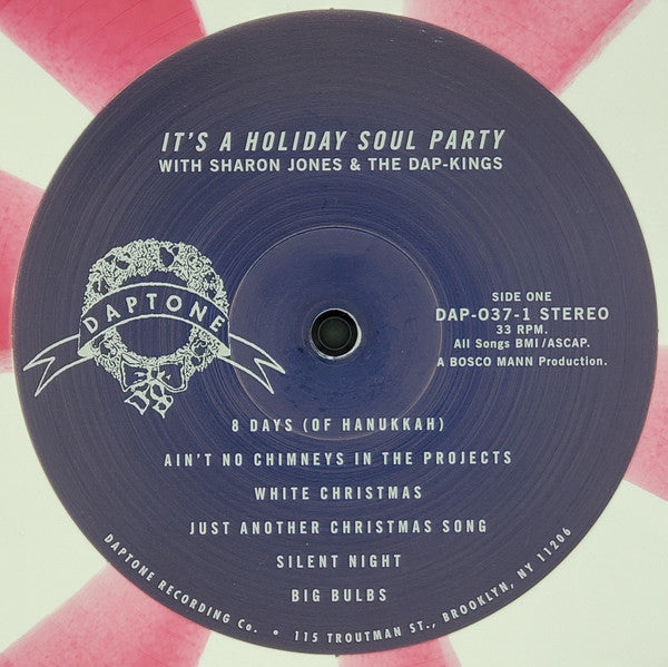 Sharon Jones & The Dap-Kings : It's A Holiday Soul Party (LP, Album, Ltd, RE, Can)