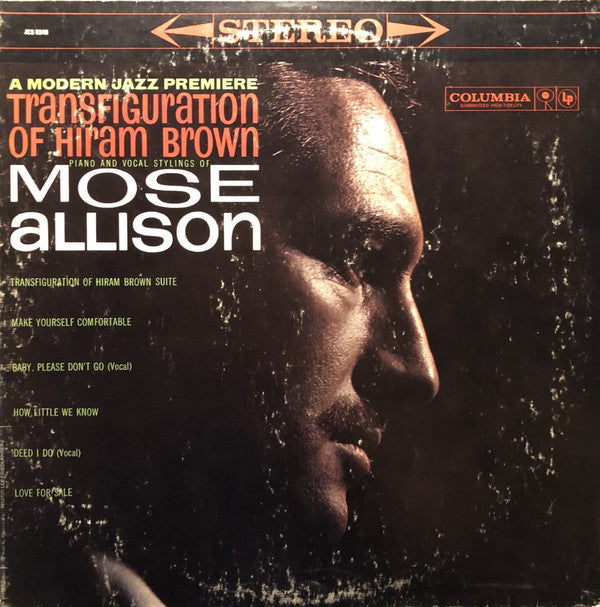 Mose Allison : Transfiguration Of Hiram Brown (LP, Album, RE)