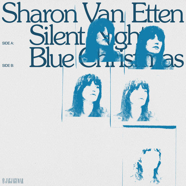 Sharon Van Etten : Silent Night / Blue Christmas (7", Single, Blu)