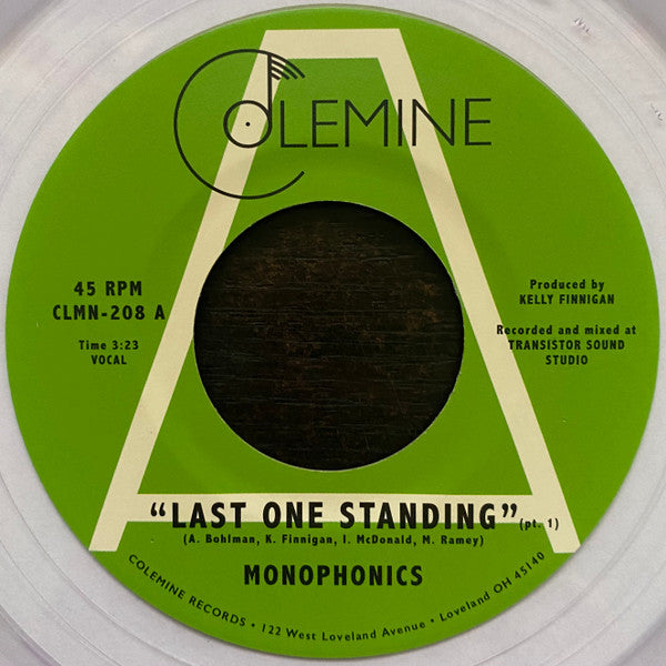 Monophonics : Last One Standing (7", Single, Ltd, Cle)