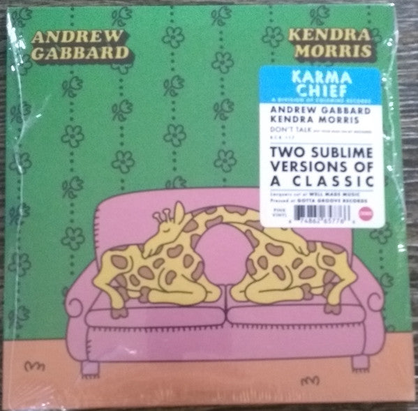 Andrew Gabbard / Kendra Morris : Don't Talk (Put Your Head On My Shoulder) (7", Single, Ltd, Pin)