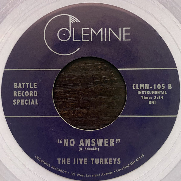 Ikebe Shakedown / The Jive Turkeys : No Answer / No Answer (7", Single, RE, RM, Cle)