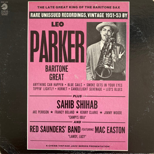 Leo Parker : The Late Great King Of The Baritone Sax (LP, Album)