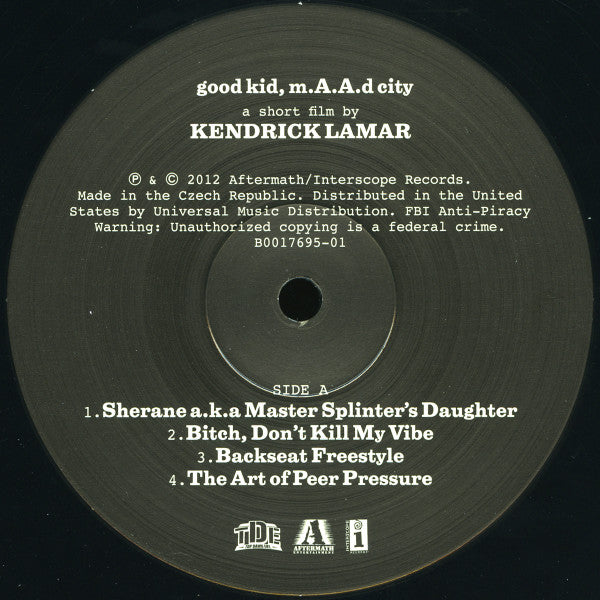 Kendrick Lamar : Good Kid, M.A.A.d City (LP,Album,Deluxe Edition,Reissue)