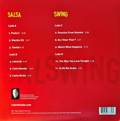 Ruben Blades y Roberto Delgado & Orquesta : Salswing! (2xLP, Album)