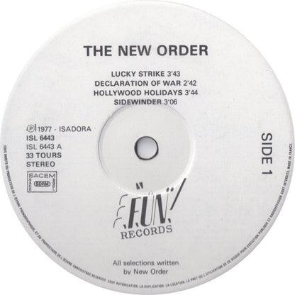 The New Order (3) Featuring Ron Asheton, Dennis Thompson (2) : The New Order (LP, Album)