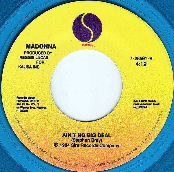Madonna : True Blue (7", Single, Ltd, Blu)