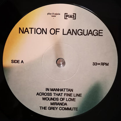 Nation Of Language : A Way Forward (LP, Album)