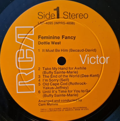 Dottie West : Feminine Fancy (LP, Album, Roc)