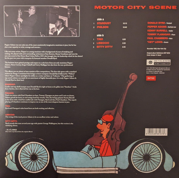 Pepper Adams, Donald Byrd : Motor City Scene (LP, Album, RE, 180)