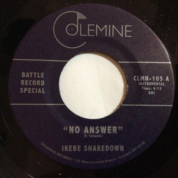 Ikebe Shakedown / The Jive Turkeys : No Answer / No Answer (7", Single, RE, RM)