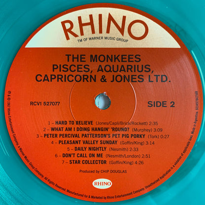 The Monkees : Pisces, Aquarius, Capricorn & Jones Ltd. (LP, Album, Ltd, RE, Tra)
