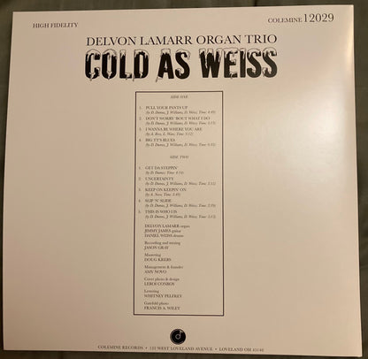 Delvon Lamarr Organ Trio : Cold As Weiss (LP, Album, Ltd, Blu)
