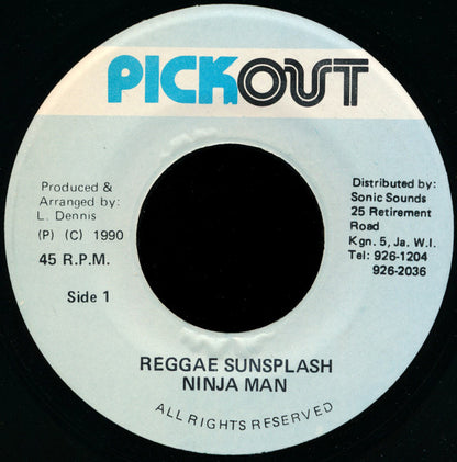Ninjaman : Reggae Sunsplash (7")