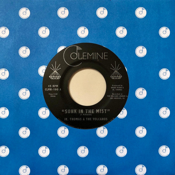 Jr. Thomas & The Volcanos : Sunk In The Mist / Lava Rock (7", Single, Ltd, Ora)