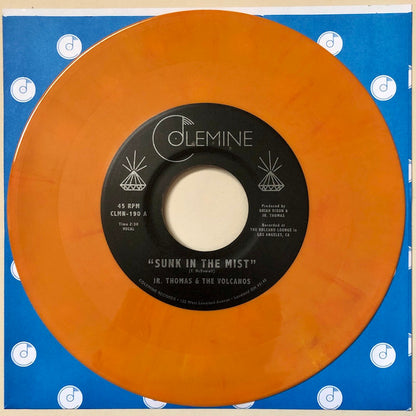 Jr. Thomas & The Volcanos : Sunk In The Mist / Lava Rock (7", Single, Ltd, Ora)