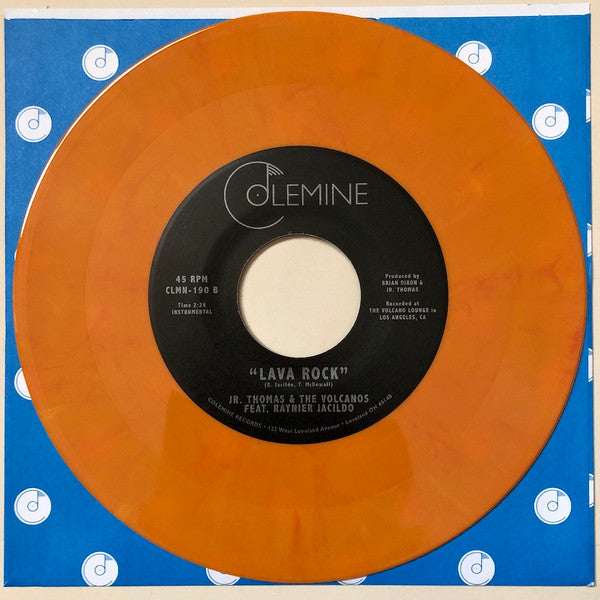 Jr. Thomas & The Volcanos : Sunk In The Mist / Lava Rock (7", Single, Ltd, Ora)