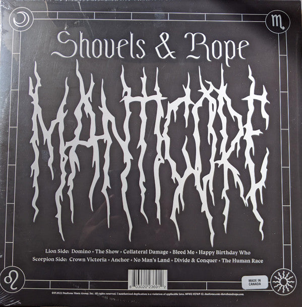 Shovels And Rope : Manticore (LP, Album)
