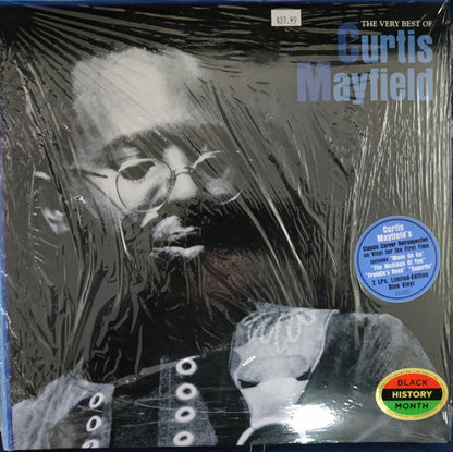 Curtis Mayfield : The Very Best Of Curtis Mayfield (2xLP, Comp, Blu)