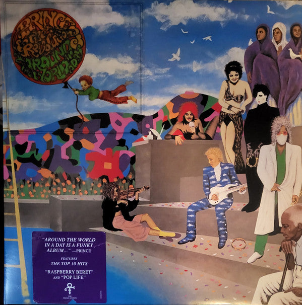 Prince And The Revolution : Around The World In A Day (LP, Album, RE)
