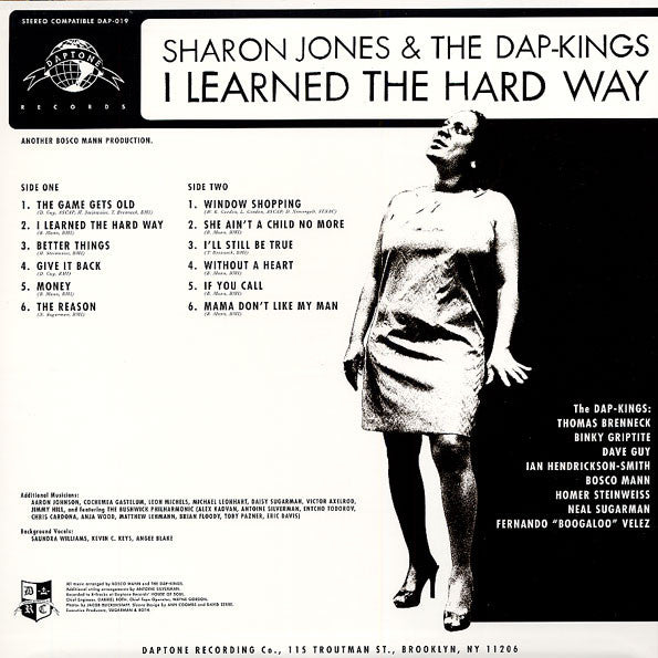 Sharon Jones & The Dap-Kings : I Learned The Hard Way (LP, Album)
