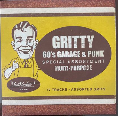 Various : Gritty 60's Garage & Punk (LP, Comp, Mono, Ora)