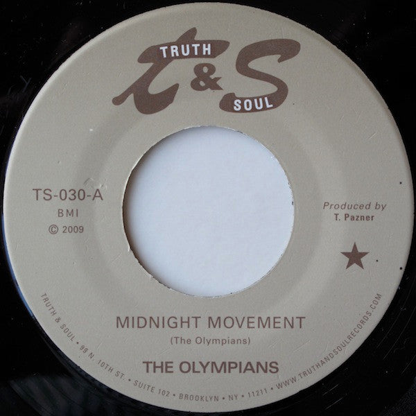 The Olympians : Midnight Movement / The Rain Song (7")