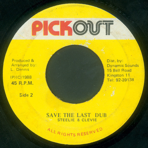 Tinga Stewart and Ninjaman / Steely & Clevie : Save The Last Dance For Me (7")