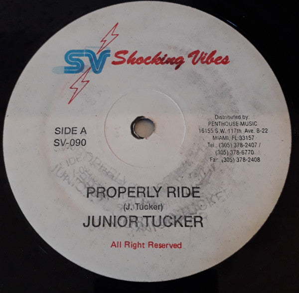 Junior Tucker : Properly Ride (12")