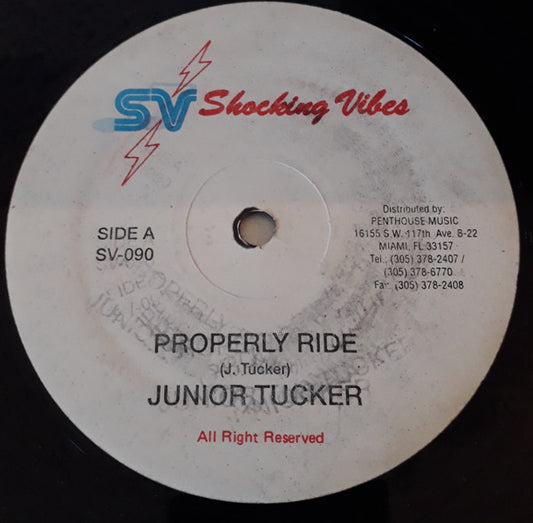 Junior Tucker : Properly Ride (12")