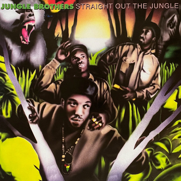 Jungle Brothers : Straight Out The Jungle (LP, Album, RE, Cle)