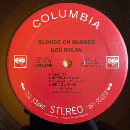 Bob Dylan : Blonde On Blonde (2xLP, Album, RE)