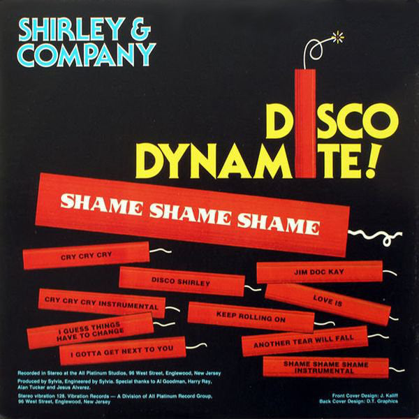 Shirley & Company : Shame Shame Shame (LP, Album)
