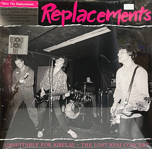 The Replacements : Unsuitable For Airplay - The Lost KFAI Concert (2xLP, Ltd)