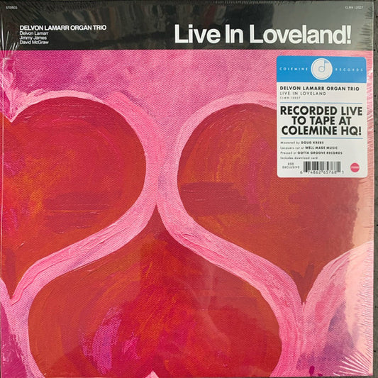 Delvon Lamarr Organ Trio : Live In Loveland! (2xLP, Album, Ltd, Pin)