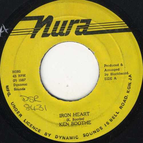 Ken Boothe / The Ring Craft Posse : Iron Heart / Concrete City (7", Single)