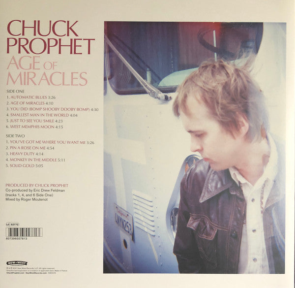 Chuck Prophet : Age Of Miracles (LP, Album, Ltd, RE, Pin)