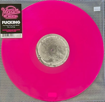 Maxim Mental : Fucking EP (12", S/Sided, EP, RSD, Etch, Tra)