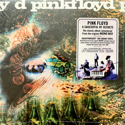 Pink Floyd : A Saucerful Of Secrets  (LP, Album, Mono, RE, RM, RP, 180)