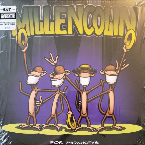 Millencolin : For Monkeys (LP, Album, Ltd, RE, Psy)