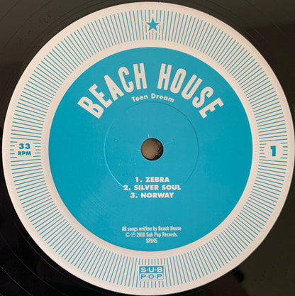 Beach House : Teen Dream (LP,Reissue,Stereo)