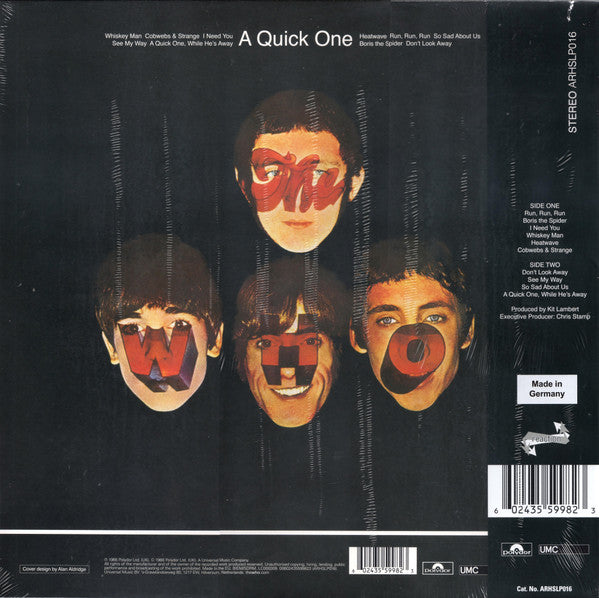 The Who : A Quick One (LP, Album, Ltd, RE, RM)