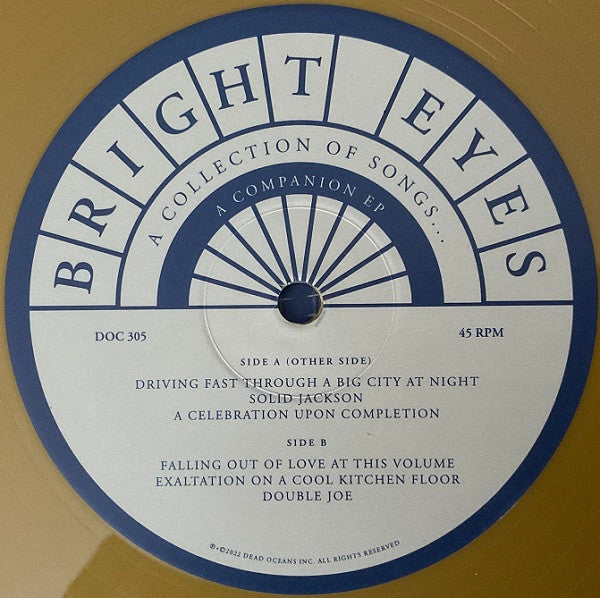 Bright Eyes : A Collection Of Songs Written And Recorded 1995-1997 (A Companion) (12", EP, Ltd, Gol)