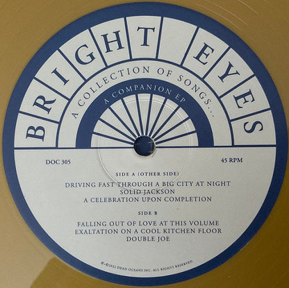 Bright Eyes : A Collection Of Songs Written And Recorded 1995-1997 (A Companion) (12", EP, Ltd, Gol)