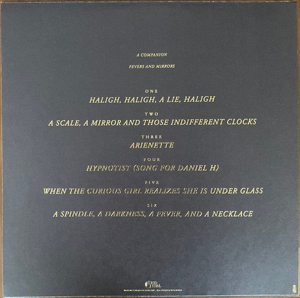 Bright Eyes : Fevers And Mirrors (A Companion) (12", EP, Ltd, Gol)