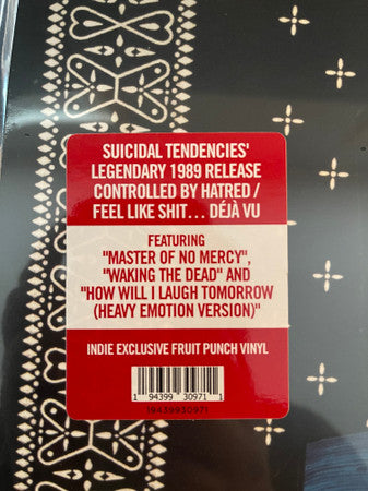 Suicidal Tendencies : Controlled By Hatred / Feel Like Shit... Deja-Vu (LP, Album, Ltd, RE, Pur)