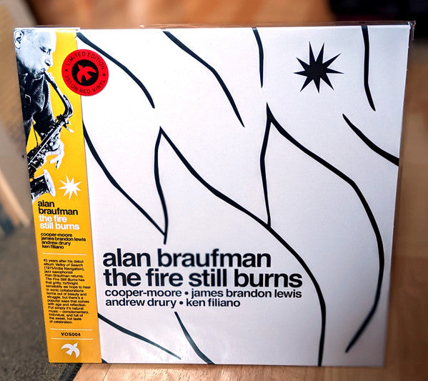 Alan Braufman : The Fire Still Burns (LP, Album, Ltd, RP, Red)